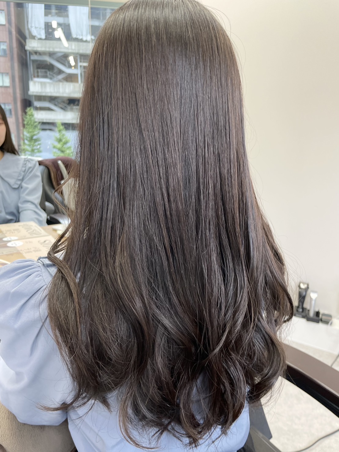 銀座 デジタルパーマ ロングの施術例