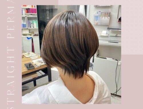 【ショートでも艶髪ストレート】