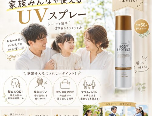 【家族みんなで使えるUVスプレー】